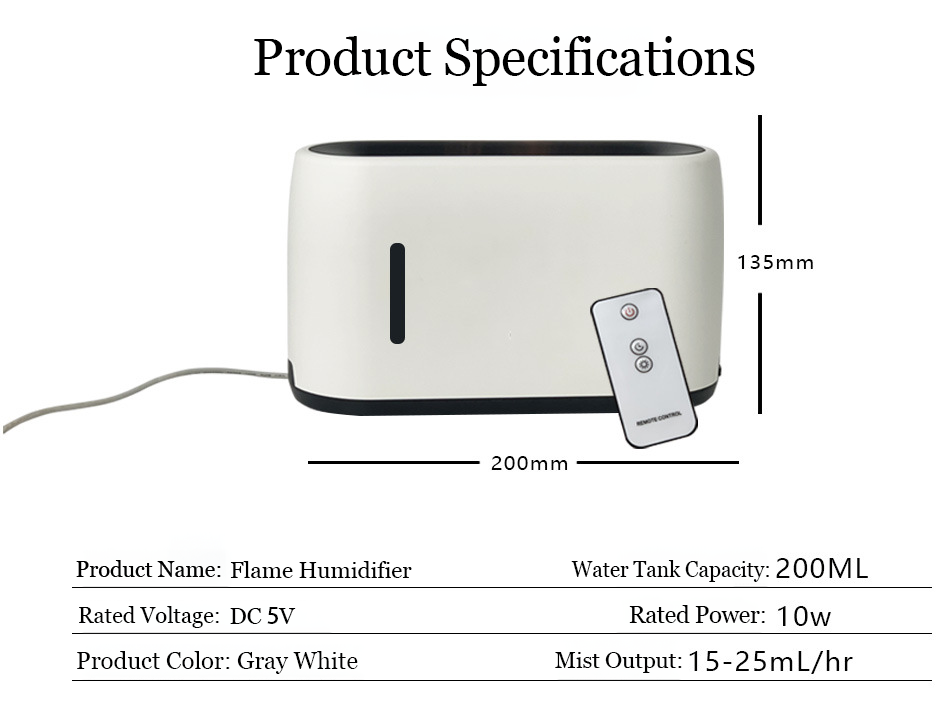 Home Flame Atmosphere Humidifier