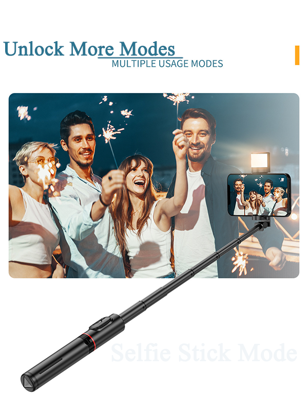 Handheld Live Streaming Fill Light Selfie Stick