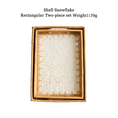 Handmade Woven Seashell Tray