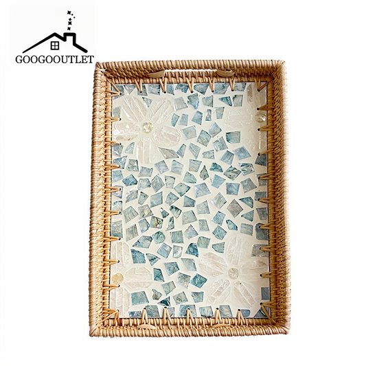 Handmade Woven Seashell Tray