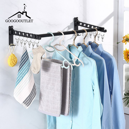 Versatile Folding Clothes Rack