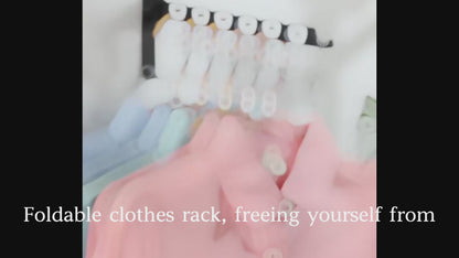 Versatile Folding Clothes Rack