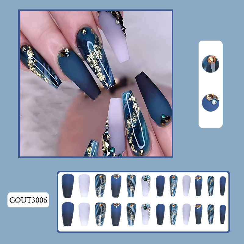 Colorful butterfly Press On Nails